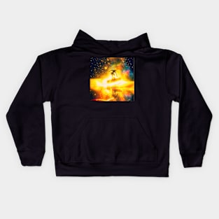 MellowLazy -- Indistinct Man Sun Kids Hoodie